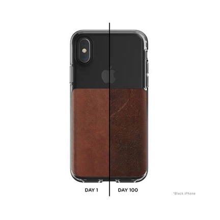 Nomad - Clear Case (iPhone X) mobiltelefon tok