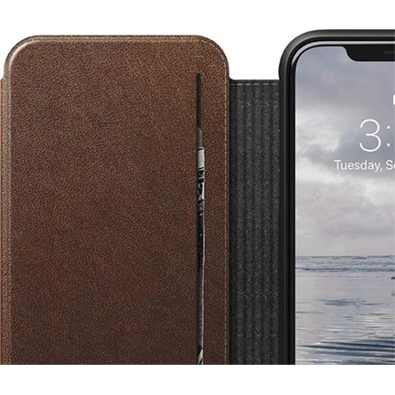 Nomad - Tri-Folio Leath Rustic Brown (iPhone XS MAX)