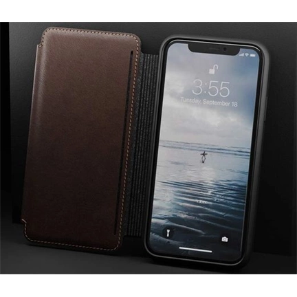 Nomad - Tri-Folio Leath Rustic Brown (iPhone XS MAX)