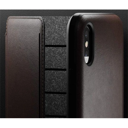 Nomad - Tri-Folio Leath Rustic Brown (iPhone XS MAX)