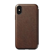 Nomad Tri-Folio Leath Rustic Brown (iPhone XS)