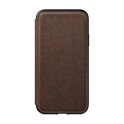 Nomad Tri-Folio Leath Rustic Brown (iPhone XS)