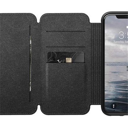 Nomad Tri-Folio Leath Rustic Brown (iPhone XS)
