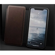 Nomad Tri-Folio Leath Rustic Brown (iPhone XS)