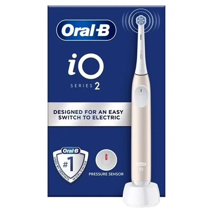 Oral-B iO2 elektromos fogkefe Calm Pink, világos rózsaszín