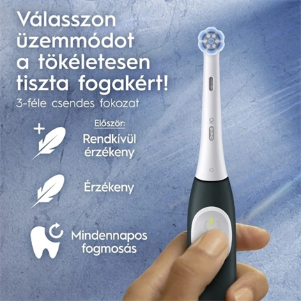 Oral-B iO2 elektromos fogkefe, Forest Green, erdőzöld