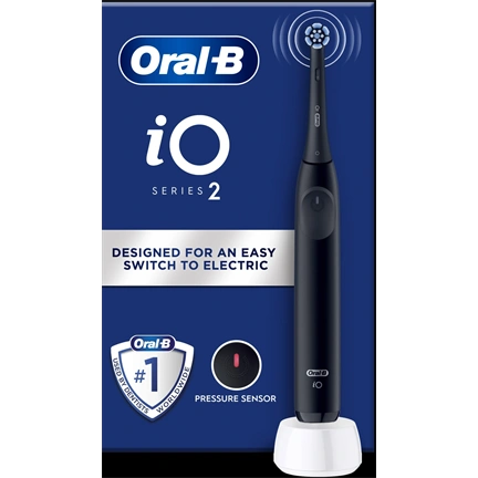Oral-B iO2 elektromos fogkefe, Night Black, éjfekete