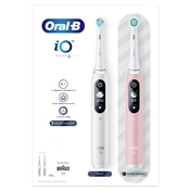 Oral-B iO6 elektromos fogkefe DuoPack White + Pink