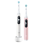 Oral-B iO6 elektromos fogkefe DuoPack White + Pink