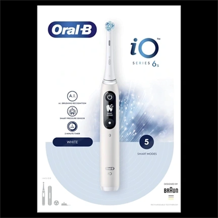 Oral-B iO6 elektromos fogkefe Series White