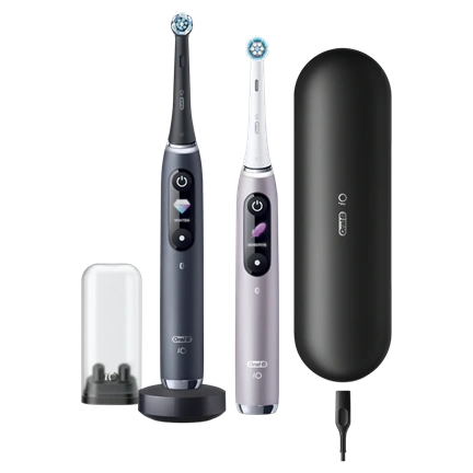 Oral-B iO9 DuoPack elektromos fogkefe Black + Rose