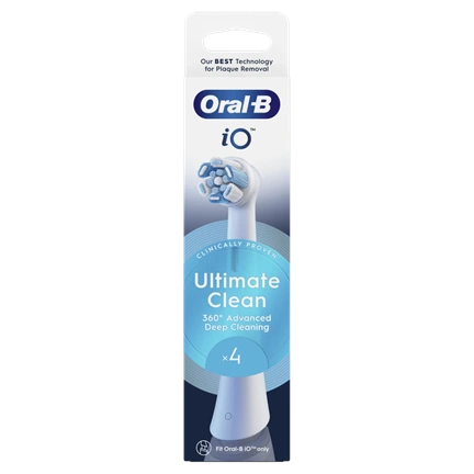 Oral-B iO fogkefefej Ultimate Clean fehér 4 db