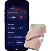 Owlet Dream Sock okos zokni 0-18 hónapig  - Rózsaszín