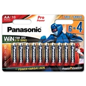PANASONIC Pro Power AA 1,5V 10db Power Rangers