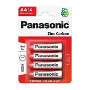 PANASONIC Zinc Carbon AA 1,5V 4db