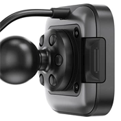 PEAK DESIGN Mobile Motorcycle Mount 1" Ball Adapter: Locking & Charging Black