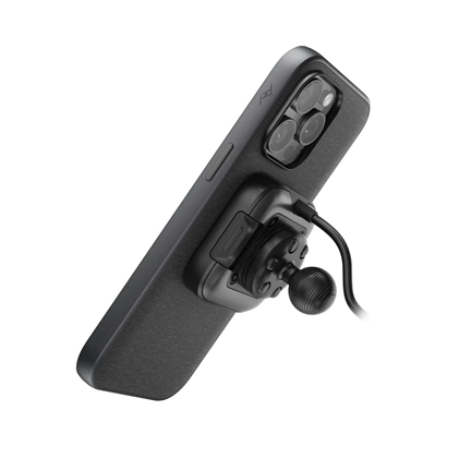 PEAK DESIGN Mobile Motorcycle Mount 20mm Ball Adapter: Locking & Charging Black