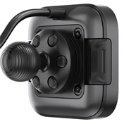 PEAK DESIGN Mobile Motorcycle Mount 20mm Ball Adapter: Locking & Charging Black
