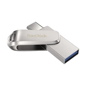 PEN Sandisk 512GB USB3.1/Type-C Dual Drive Luxe Ezüst Flash Drive (186466)