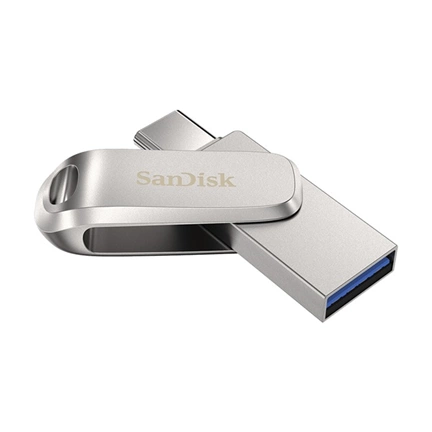 PEN Sandisk 512GB USB3.1/Type-C Dual Drive Luxe Ezüst Flash Drive (186466)
