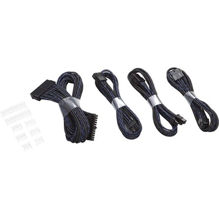 PHANTEKS Extension Cable Set 500mm S-Muster - fekete/kék