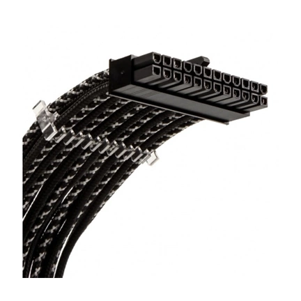PHANTEKS Extension Cable Set 500mm X-Muster - fekete/ezüst