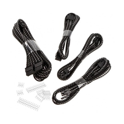 PHANTEKS Extension Cable Set 500mm X-Muster - fekete/ezüst