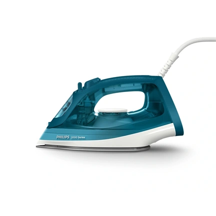 PHILIPS 2000 Series gőzölős vasaló, 2000 W, 25 g/perc folyamatos gőz, 130 g gőzlövet, kerámia talp, 250 ml
