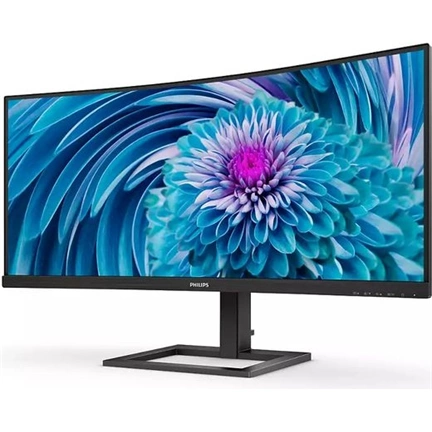 PHILIPS 346E2CUAE 34" 3440x1440, 21:9, 300 cd/m2, 1 ms, DisplayPort, HDMI, USB-C, hangszóró, áll. mag.