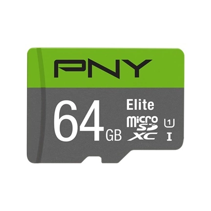PNY Elite microSDHC 64GB Class 10 UHS-I 85MB/s + SD adapter