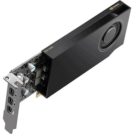 PNY Nvidia RTX A400 (Power Limited) 4GB GDDR6 PCIe 4.0 x8 4xmDP LP