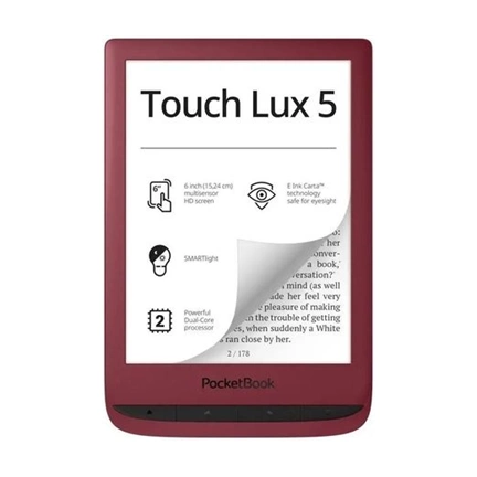 POCKETBOOK Touch Lux 5 - Ruby Red