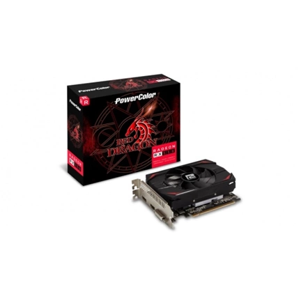POWERCOLOR Red Dragon AMD Radeon RX 550 2GB GDDR5 DVI-D HDMI DP