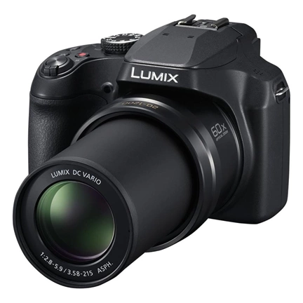 Panasonic DC-FZ82DE-K Kompakt Ultrazoom Kamera kompakt fényképezőgép fekete