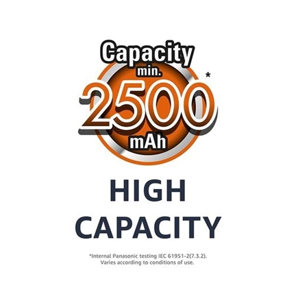 Panasonic Eneloop AA 2500mAh Pro R6 4db