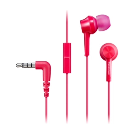 Panasonic RP-TCM115E-P rózsaszín mikrofonos fülhallgató headset