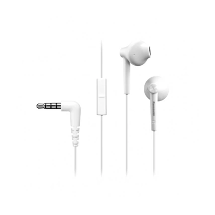 Panasonic RP-TCM55E-W fehér mikrofonos fülhallgató headset