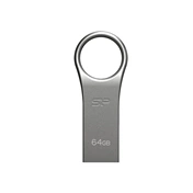 Pendrive 64GB Silicon Power Firma F80 Silver Grey USB2.0