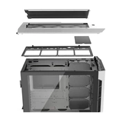 Phanteks Eclipse P600S Fehér edzett üveg hangszigetelt