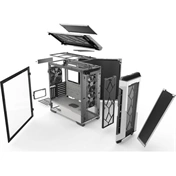 Phanteks Eclipse P600S Fehér edzett üveg hangszigetelt
