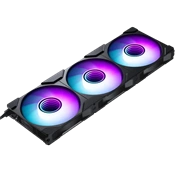 Phanteks M25 Gen2 rendszerhűtő - 120mm, DRGB, PWM, fekete, 3-pack