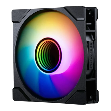 Phanteks M25 Gen2 rendszerhűtő - 120mm, DRGB, PWM, fekete, 3-pack