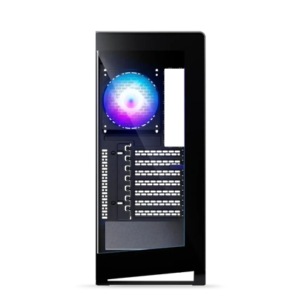 Phanteks NV5X számítógépház - E-ATX, edzett üveg, 4db S25 ARGB ventilátor, fekete