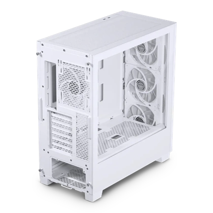 Phanteks XT Pro Ultra számítógépház - edzett üveg, 4db M25-140 D-RGB ventilátor, E-ATX, fehér