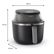 Philips Airfryer 3000 XXL NA341/00 forrőlevegős sütő