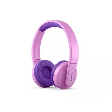 Philips TAK4206PK/00 fejhallgató gyerekeknek, vezeték nélküli, fülre illeszkedő, max. 85dB, rózsaszín