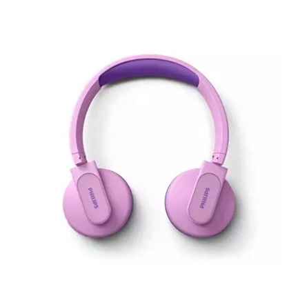 Philips TAK4206PK/00 fejhallgató gyerekeknek, vezeték nélküli, fülre illeszkedő, max. 85dB, rózsaszín