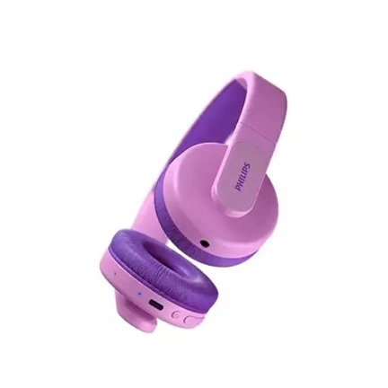 Philips TAK4206PK/00 fejhallgató gyerekeknek, vezeték nélküli, fülre illeszkedő, max. 85dB, rózsaszín