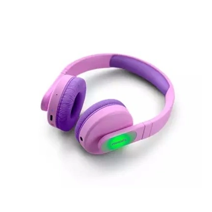 Philips TAK4206PK/00 fejhallgató gyerekeknek, vezeték nélküli, fülre illeszkedő, max. 85dB, rózsaszín