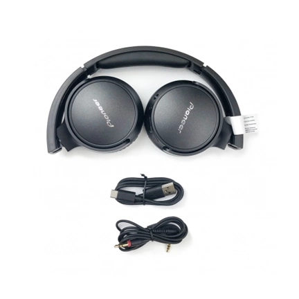 Pioneer SE-S6BN-B fekete bluetooth zajszűrős fejhallgató